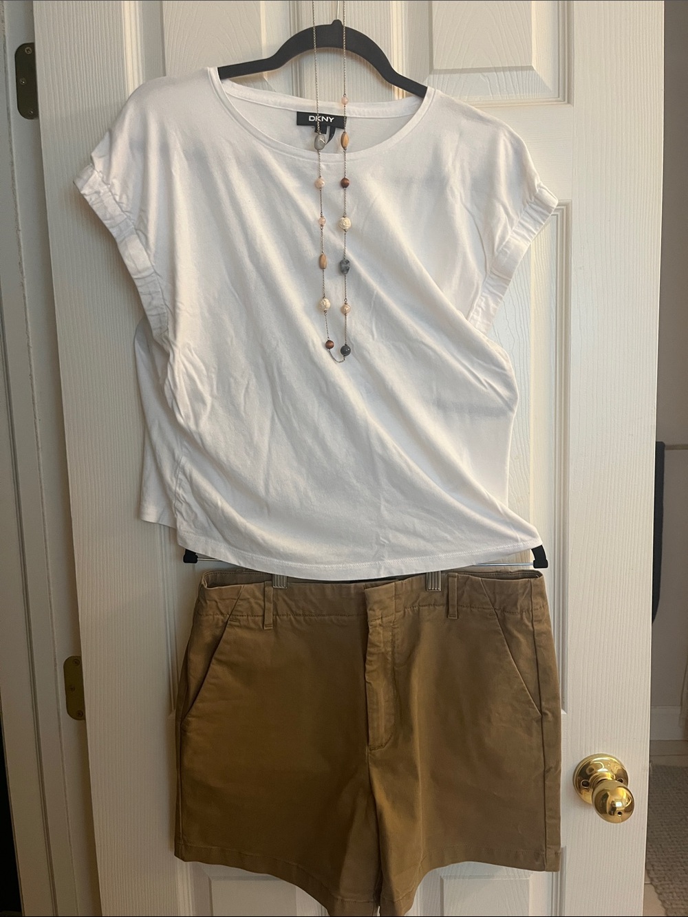 Banana Republic Tan Cotton Bermuda Shorts